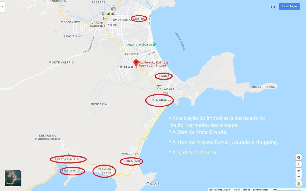 Ótima casa em Ubatuba Villa Bagian luar foto